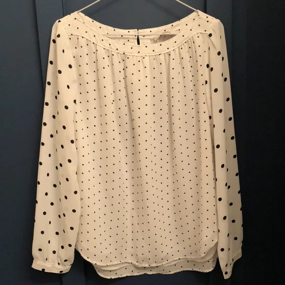 Loft polka dot blouse - Picture 2 of 8